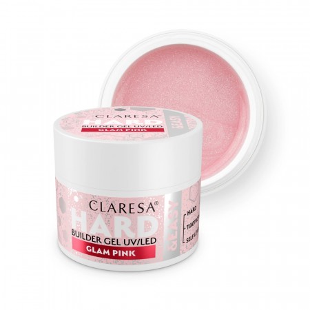 Hard & Easy Builder Gel, Claresa® GLAM PINK 45g