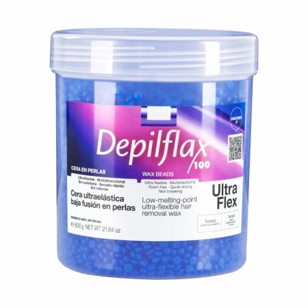 Stripsfrie Voksperler Depilflax 100 UltraFlex Titanium, 600g